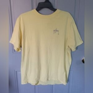 Guy Harvey Yellow Short Sleeve Tee Casual Shirt